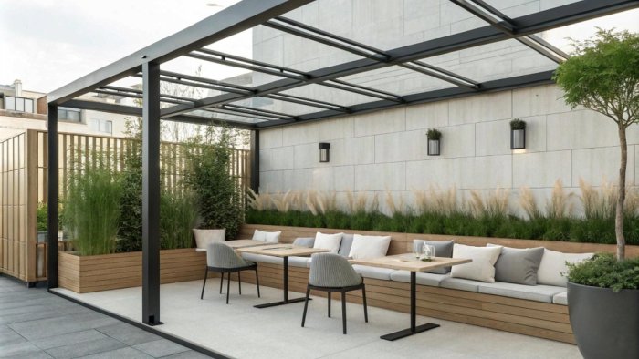 Jak dobrać kolor płyt z poliwęglanu na zadaszeniu tarasu